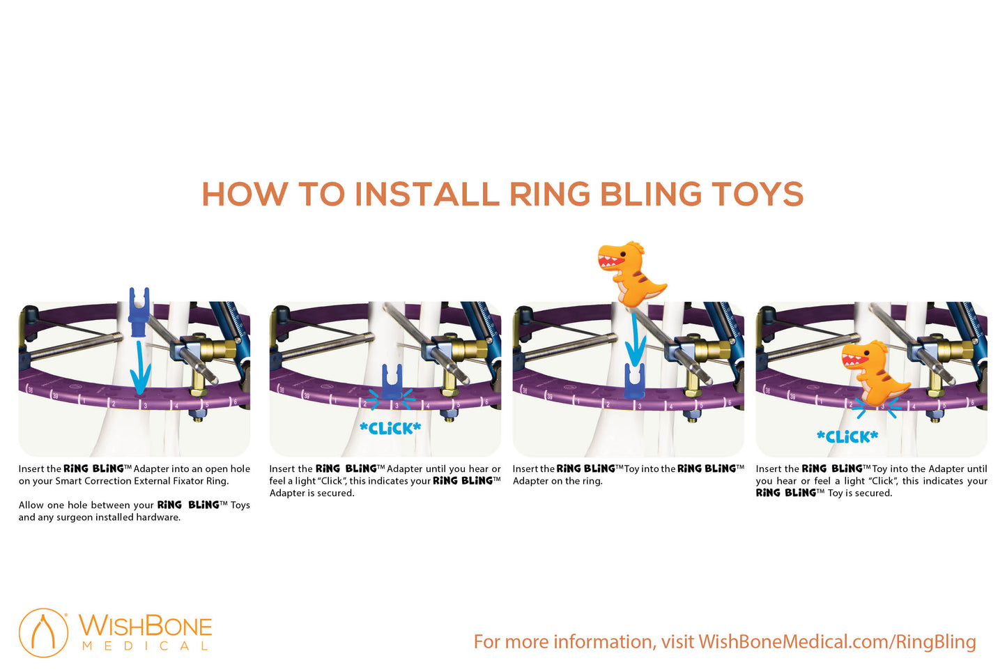 Ring Bling Adapters (Set of 6)
